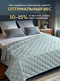 Утяжеленное одеяло 6 кг 140х205 WELLINAGRAVITY 